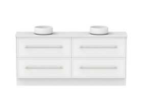Supporting Image - Kado Lux Ensuite All Drawer Twin 1800mm Floor Mount Double Basin 20mm Top Shaker