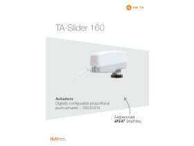 Specification Sheet - TA Hydronics Slider 160 Actuator