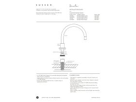Installation Instructions - Sussex Scala Hob Sink Swivel Outlet Curved(3 Star)
