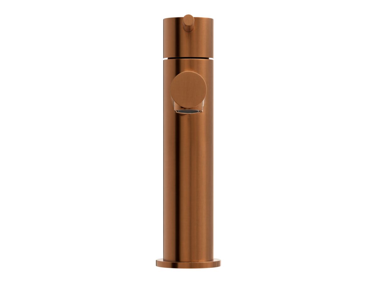 Supporting Image 2 - Mizu Drift Basin Mixer Tap Straight Spout Brushed Bronze (6 Star) Lead Free.png