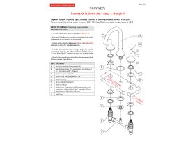 Installation Instructions - Sussex Oria Basin Set