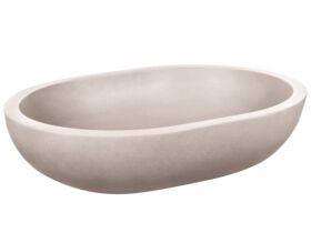 Supporting Image - Omvivo Villa Oval Above Counter Basin 550mm Island Sand