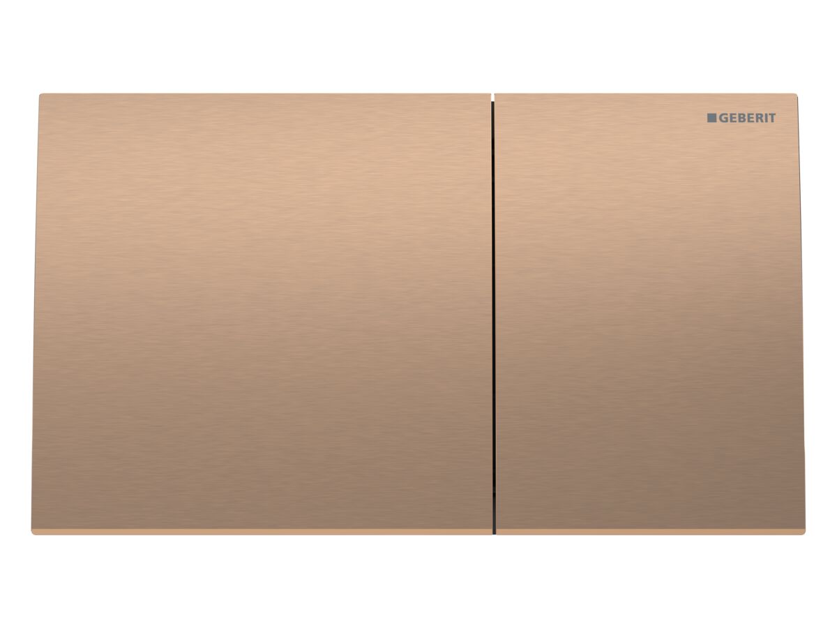 Geberit Sigma 70 Dual Flush Button Red Gold Easy Clean Coating