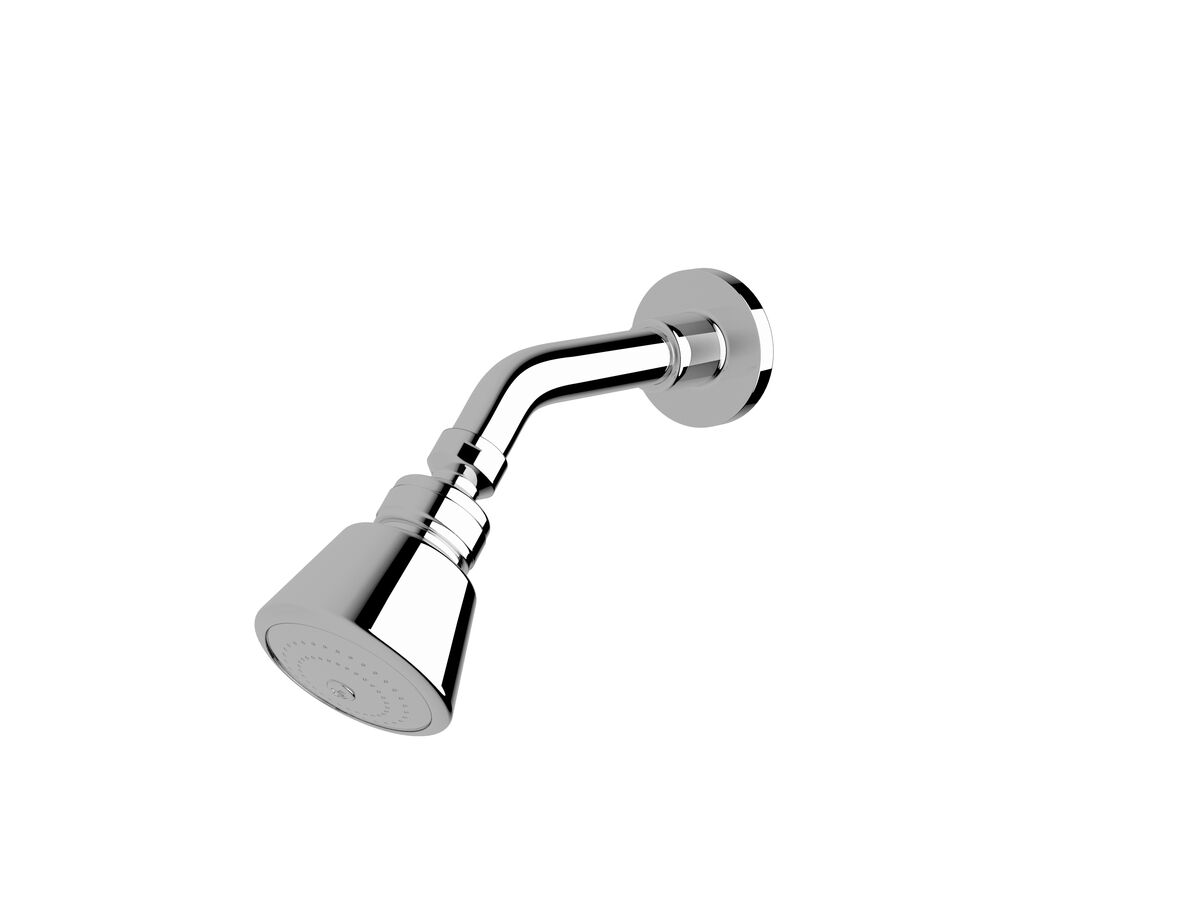 Scala Shower Head and Arm Chrome (3 Star)
