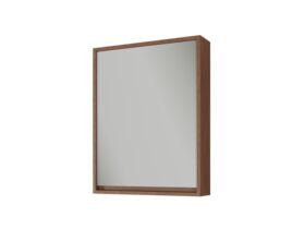 Supporting Image - Kado Aspect 600mm Mirror Cabinet One Door - Florentine Walnut Side
