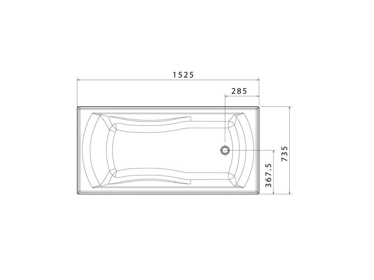 Maxton 1525 Bath White