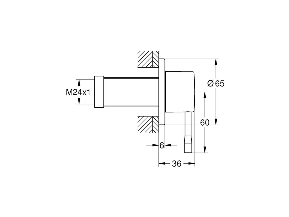 GROHE Essence New Wall Top Assemblies Trimset