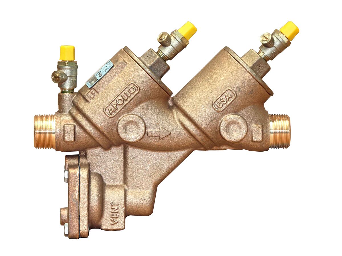 RPZ with Ball Valves & Strainer Horizontal