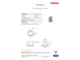 Specification Sheet - Scala Hob Bath Mixer Chrome Lead Free