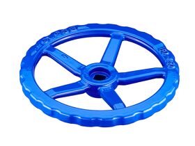 Dimax RSGV Handwheel Suits 80-150mm Valves OD 275mm Blue Anticlockwise Close with Stainless Steel Bolt & Washer