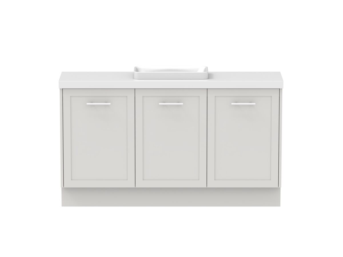 Hero - Kado Lux Ensuite All Door 1500mm Floor Mount Centre Basin 50mm Top