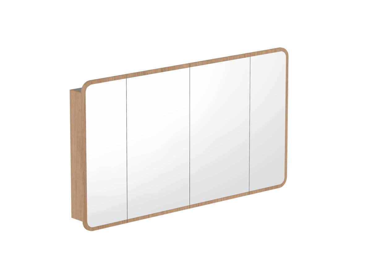 Supporting Image - Kado Lux Framed 4 Door Mirror Shaving Cabinet 1500mm x 840mm