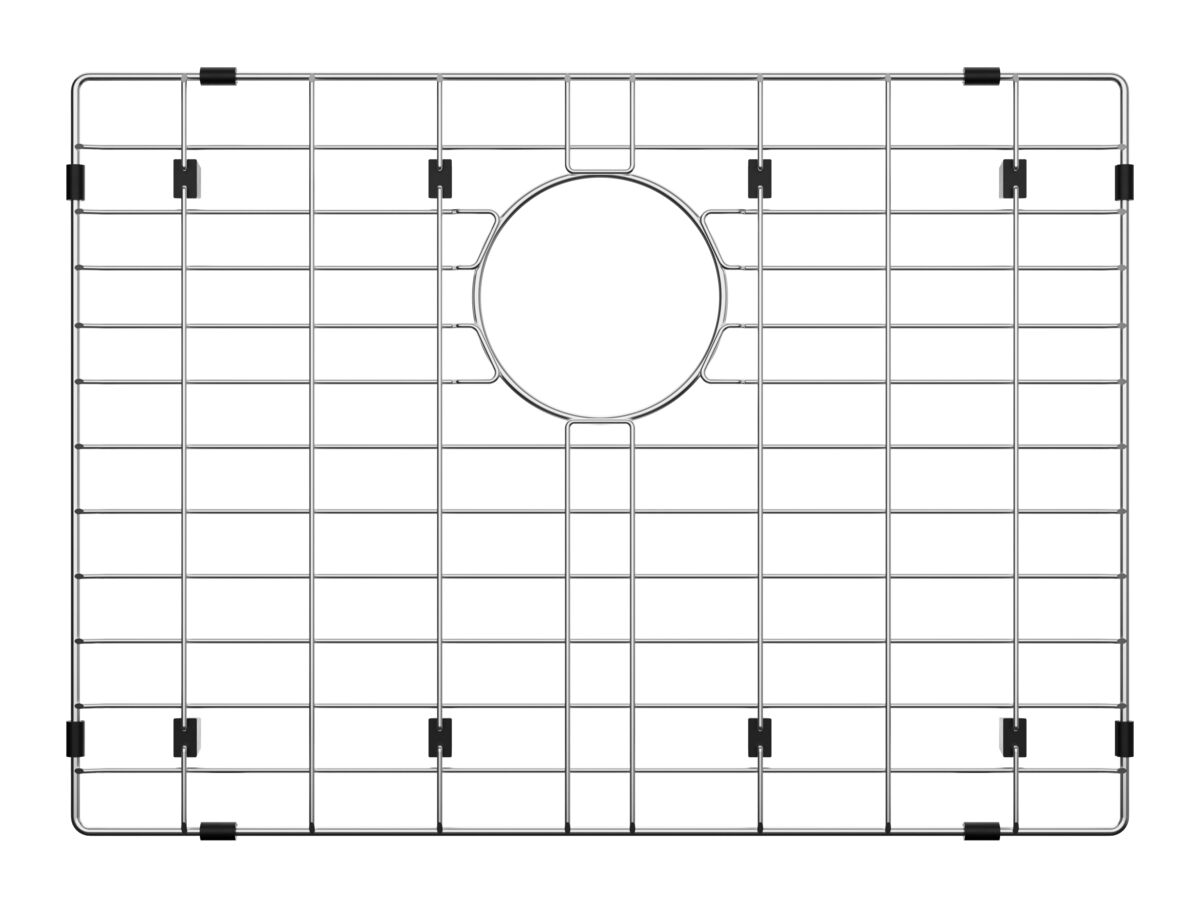 Supporting Image - Memo Zenna Protector Grid Extended Single Bowl Nanoplated Nickel