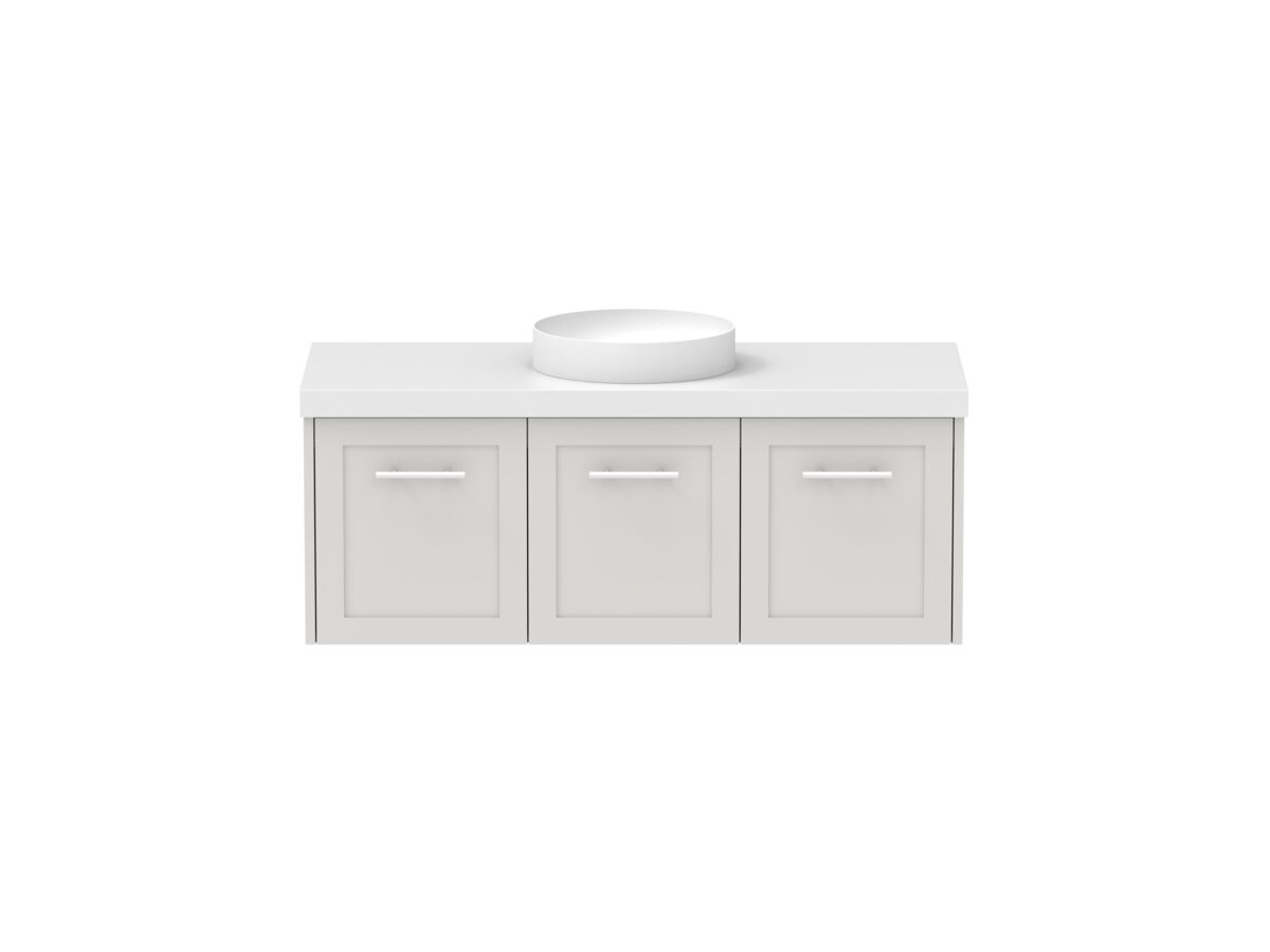 Hero - Kado Lux All Door 1200mm Centre Bowl Wall Hung 50mm Top