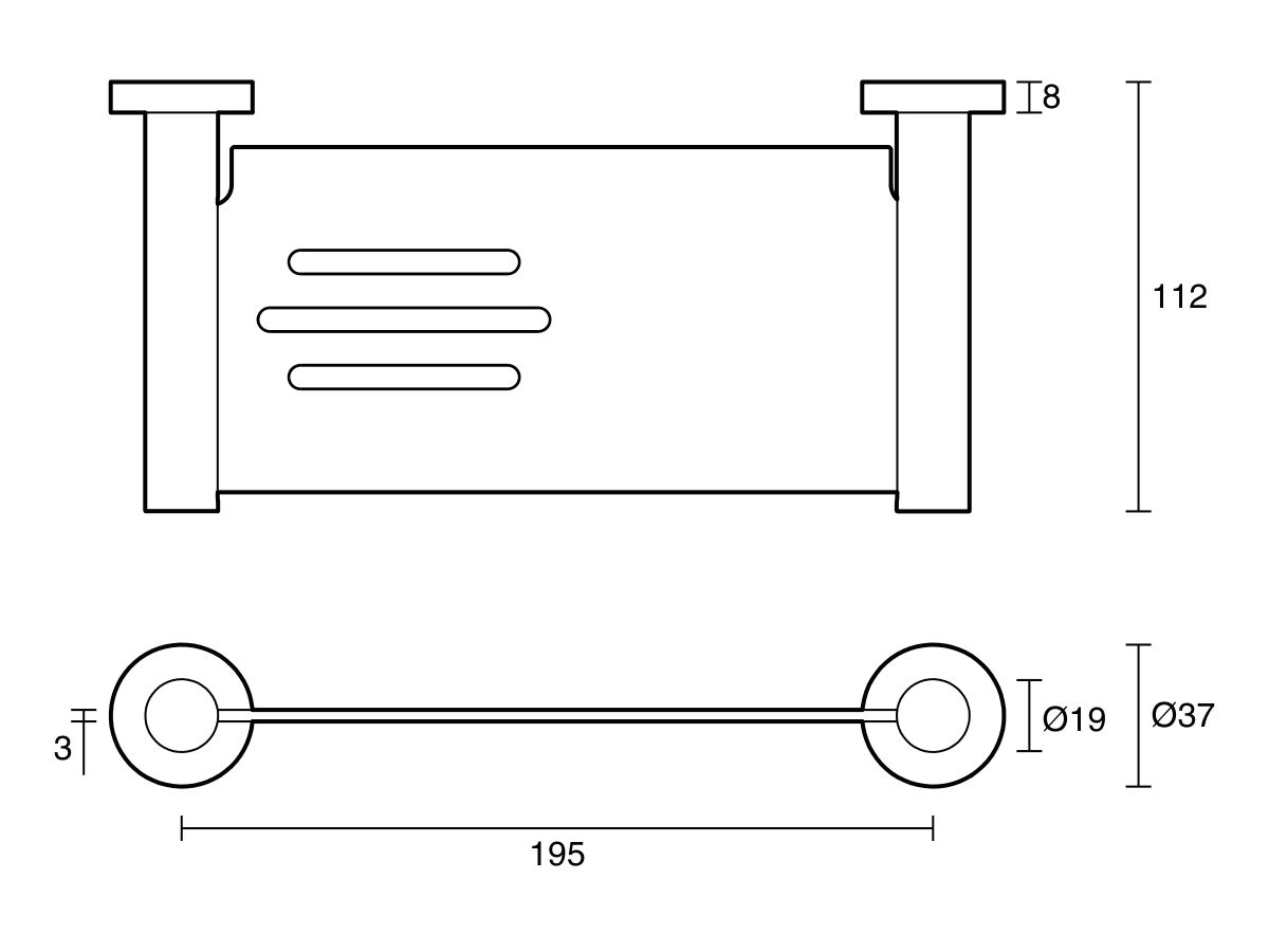 Sussex Pure Metal Soap Dish
