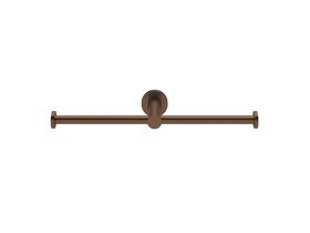 Sussex Pure Double Toilet Roll Holder PVD Brushed Bronze