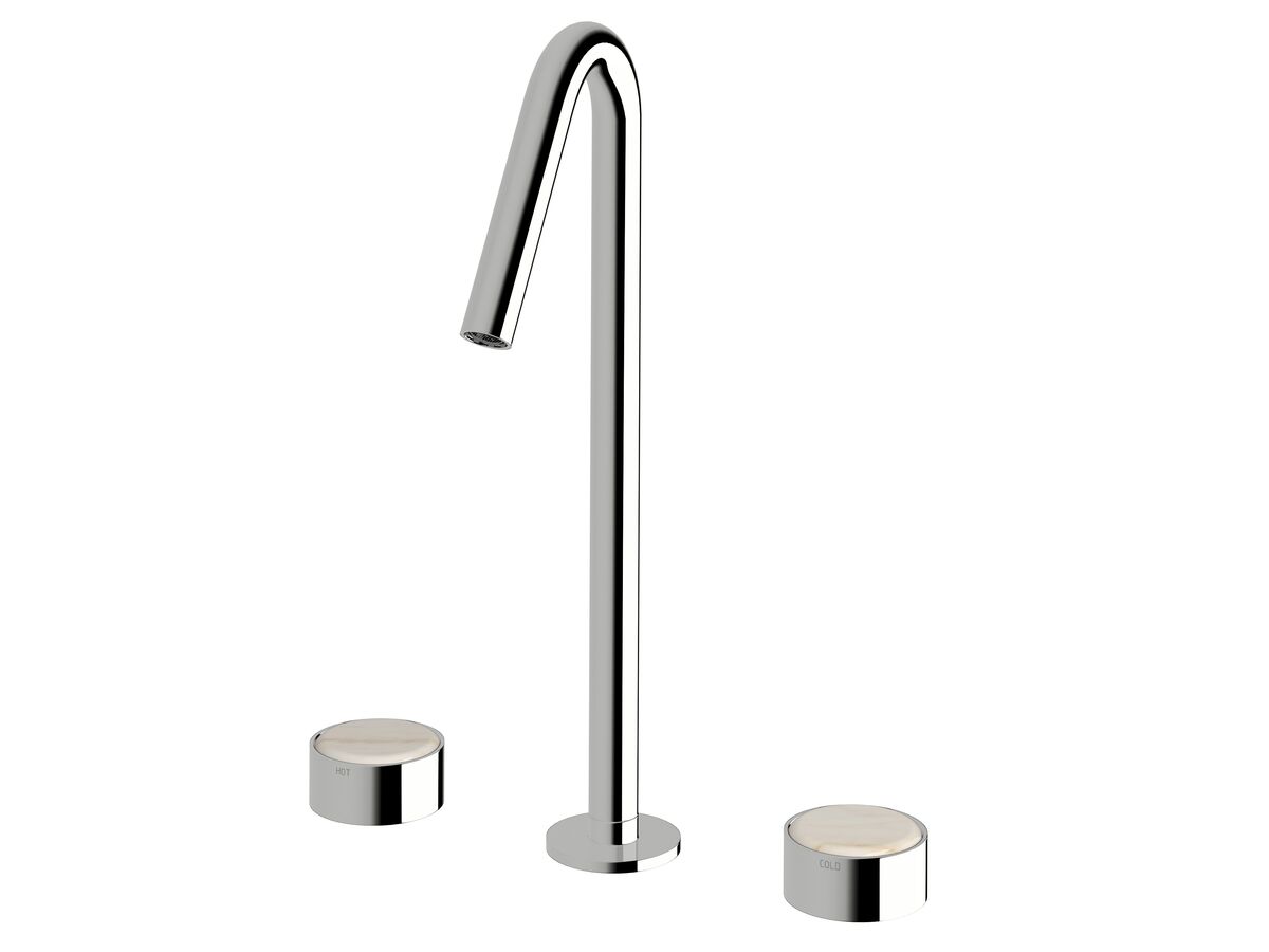 Supporting Image - Sussex Pure Elemental Vessel Basin Set Chrome (5 Star) Lead Free with Aurora Insert