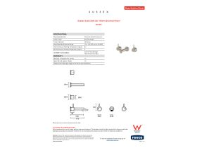 Specification Sheet - Sussex Scala Bath Set 160mm Brushed Nickel