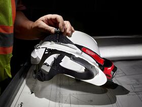 USB Rechargeable Hard Hat HeadLamp