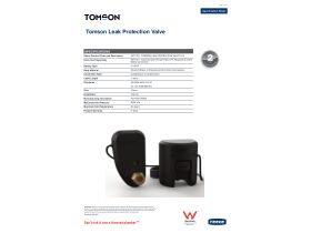 Specification Sheet - Tompson Leak Protection Valve