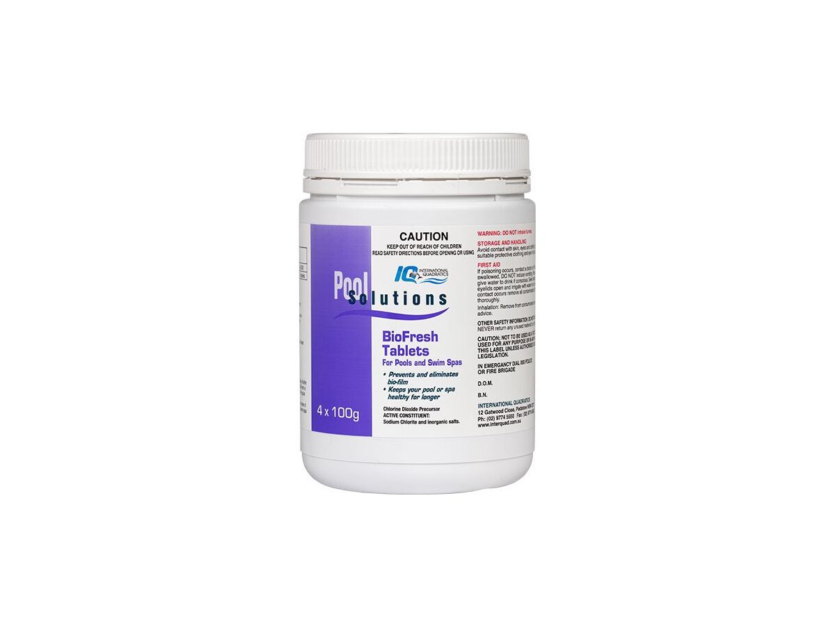 IQ Spa Solutions Biofresh Tablets 4 x 20G