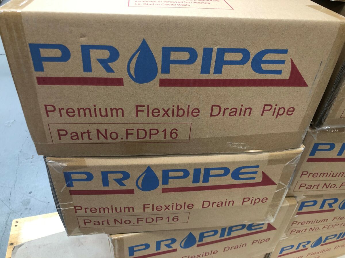 Flexible Drain Hose Smooth Wall 16mm x 25mtr