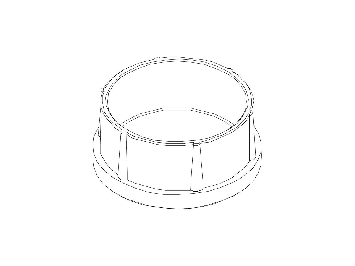 Hero - Milli Marq Edit Rail Shower End Cap Chrome