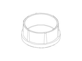 Hero - Milli Marq Edit Rail Shower End Cap Chrome