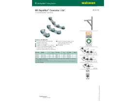 Specification Sheet - Walraven Rapidrail Connector 45/135 Degree