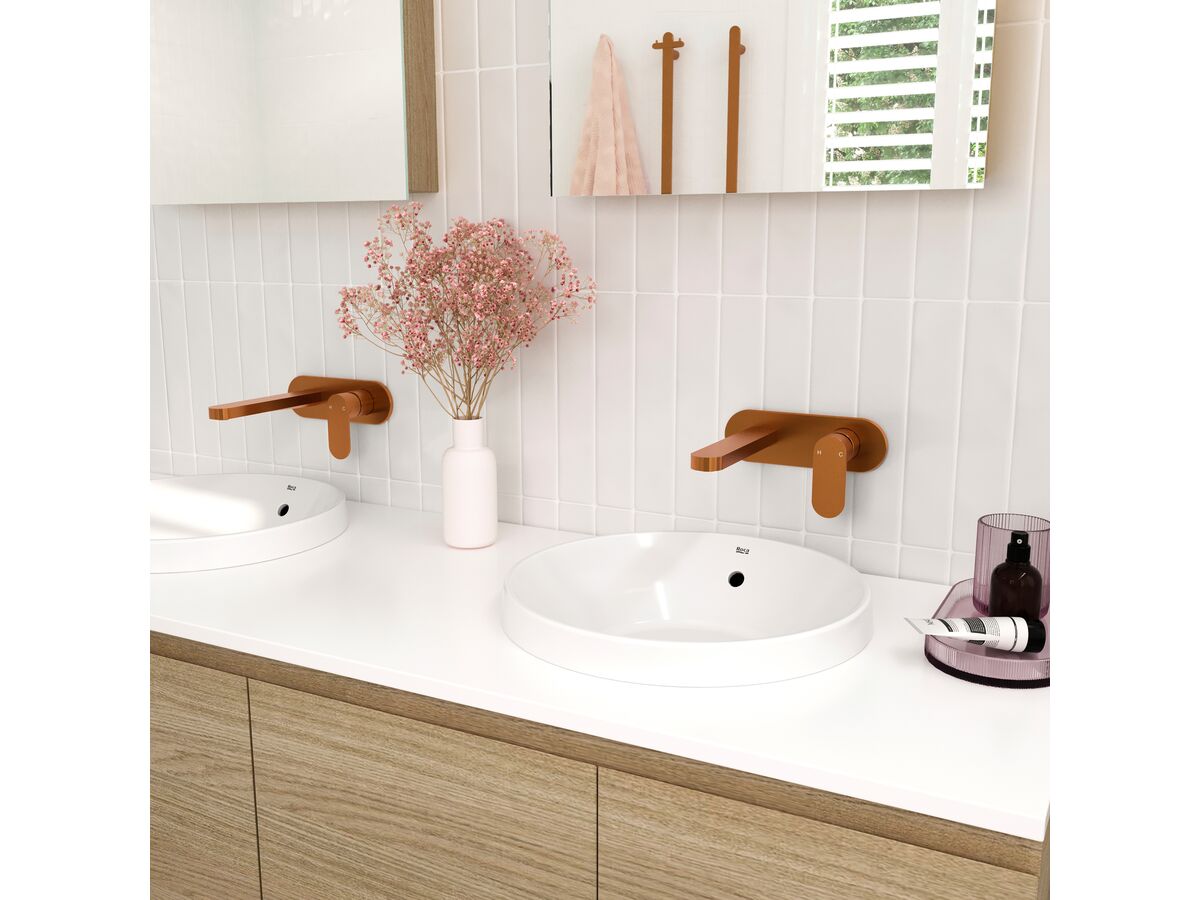 In Situ - Mizu Soothe MK2 Wall Basin/Bath Mixer Set Kit Brushed Bronze (6 Star) Lead Free