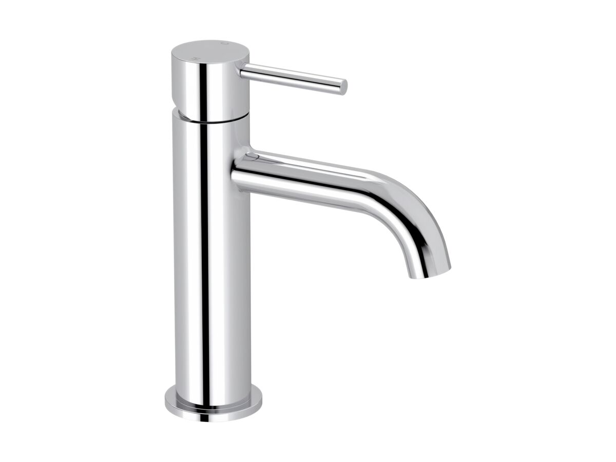 Hero - Mizu Drift Basin Mixer Curve Spout Chrome (6 Star)