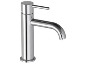 Mizu Drift Basin Mixer Curve Spout Chrome (6 Star)