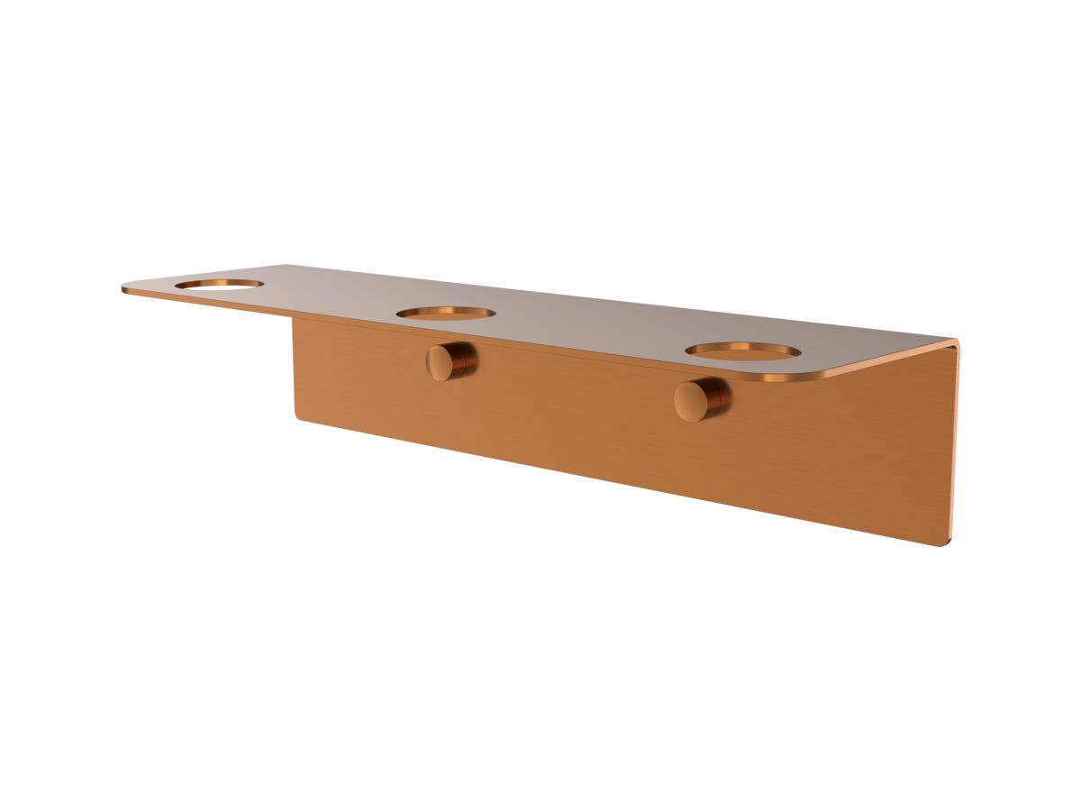 Supporting Image - Mizu Drift Soap Bottle Holder Triple Brushed Bronze