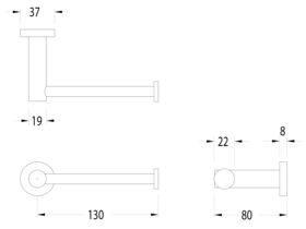 Sussex Pure Toilet Roll Holder
