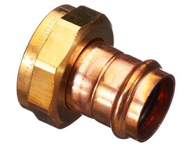 >B< Press Valve Adaptor 1 1/2" BSP x 32mm Copper