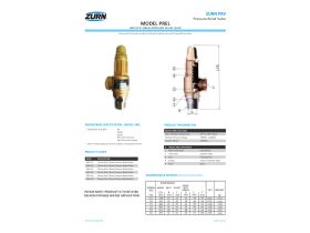 Specification Sheet - Wilkins Pressure Relief Valve Adjustable