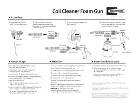 User Manual - Rectorseal Foam Gun Condenser Coil