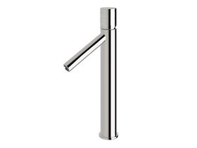 Sussex Pure Extended Basin Mixer Tap with Cirque Textured Handle Chrome (6 Star)
