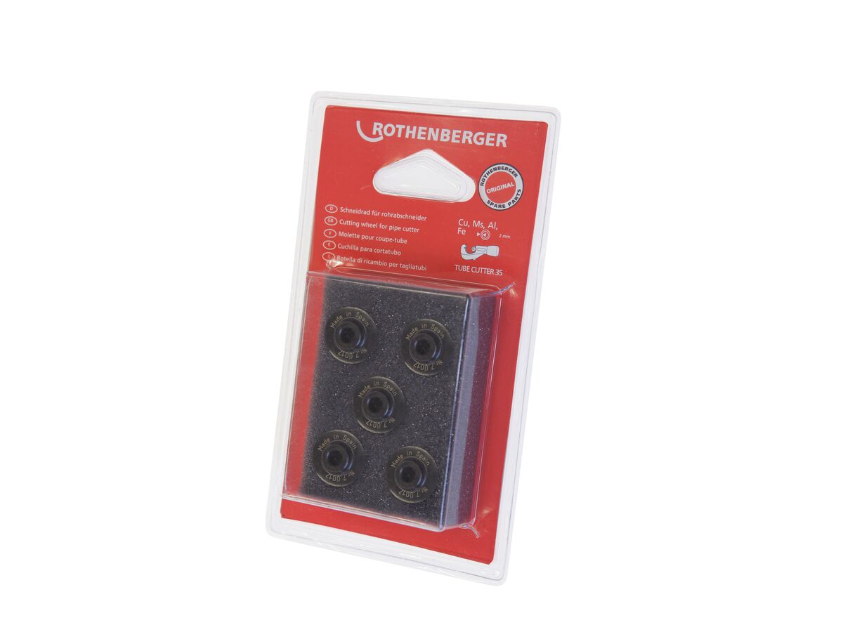 Rothenberger Replacement Cutting Wheel to Suit Minicut/Max/Max35 (5 Pack)
