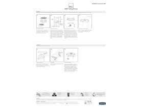 Installation Instructions - Faucet Strommen Vara Ceiling Shower Flush Mounted 380mm (3 Star)