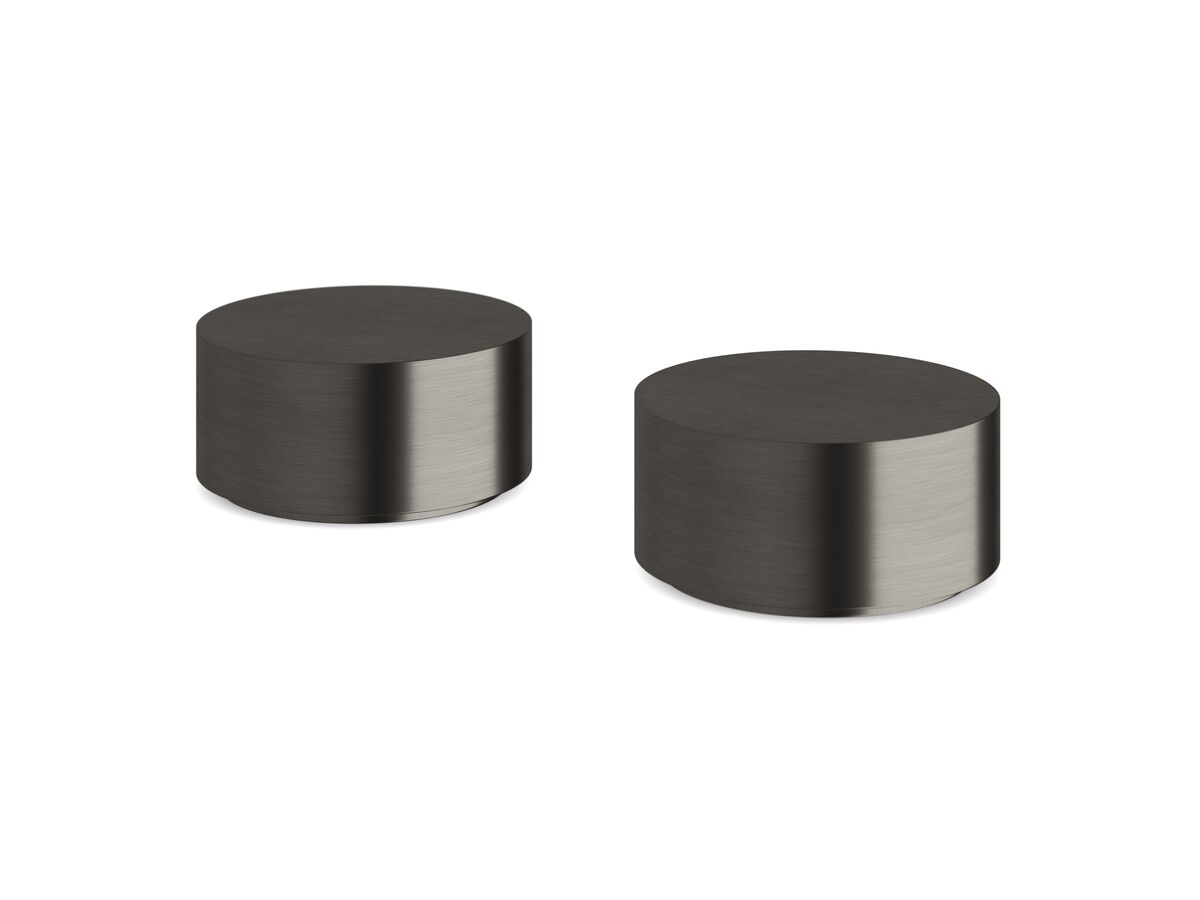 Sussex Pure Basin Top Assembly Taps PVD Brushed Gunmetal