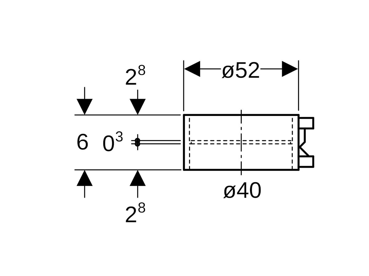 Geberit Sleeve Coupling Electroweld 40mm