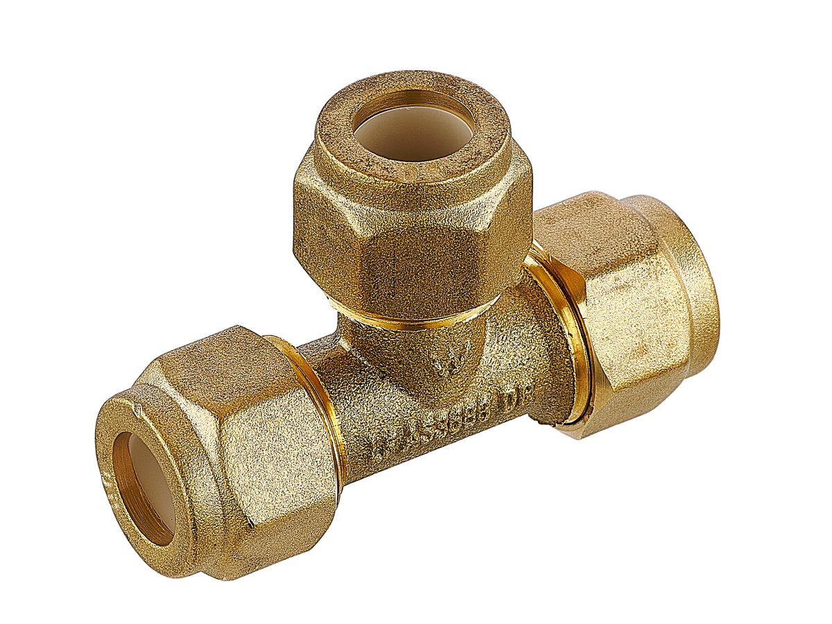 Nylon Olive Tee 15mm Copper x 15mm Copper x 15mm Copper