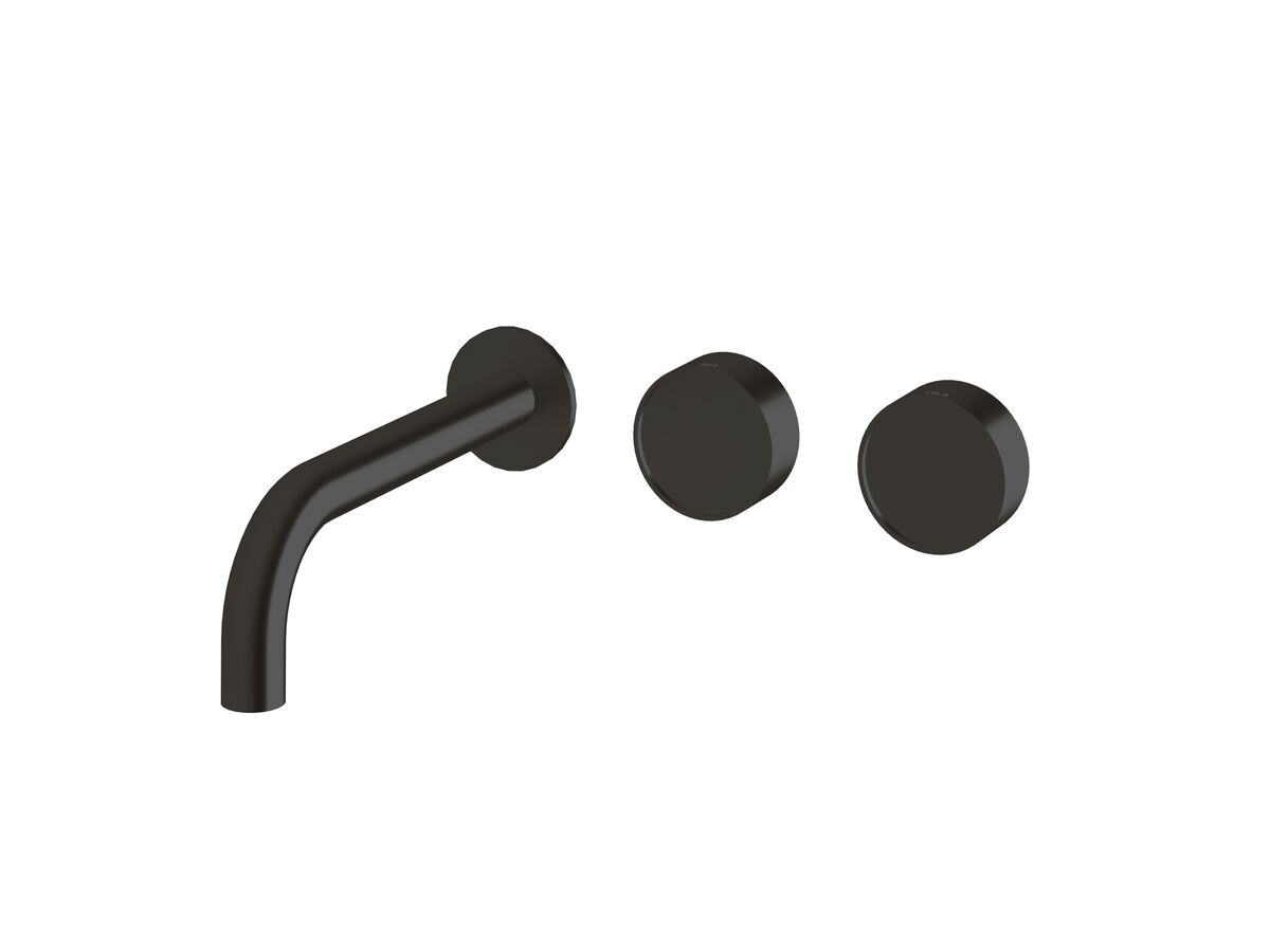 Hero - Sussex Pure Elemental Wall Bath Hostess System 200mm PVD Matte Black