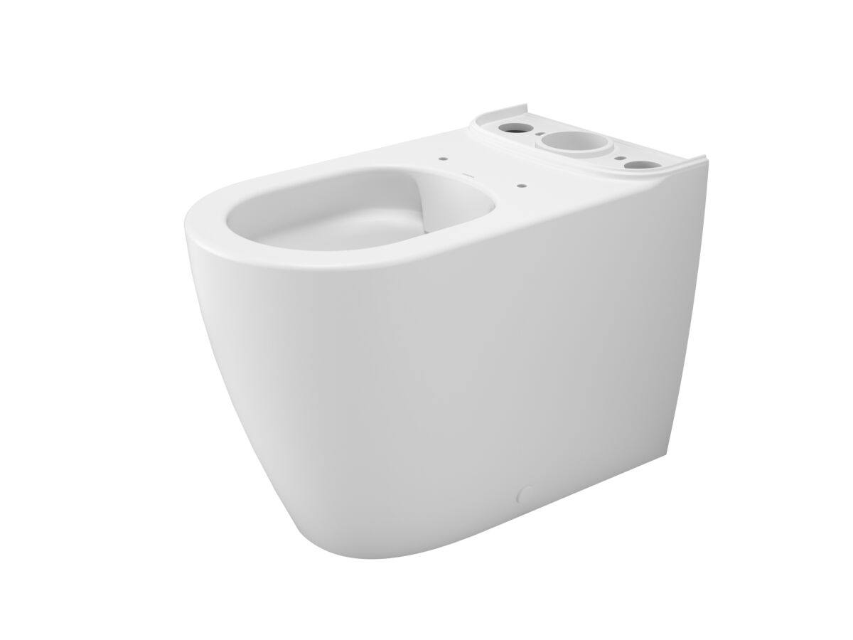 Hero - Caroma Forma II Cleanflush Close Coupled Back to Wall Back Inlet Pan Matte White (4 Star)