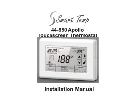 User & Install Manual - Smart Temp 44-850 Apollo Thermostat