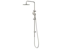 Hero - Posh Domaine Twin Rail Shower Brushed Nickel (3 Star)