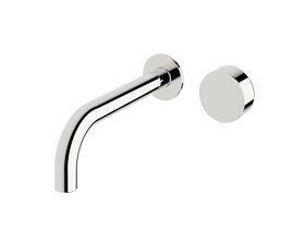Sussex Pure Progressive Wall Basin Mixer Tap System 200mm Chrome (3 Star)