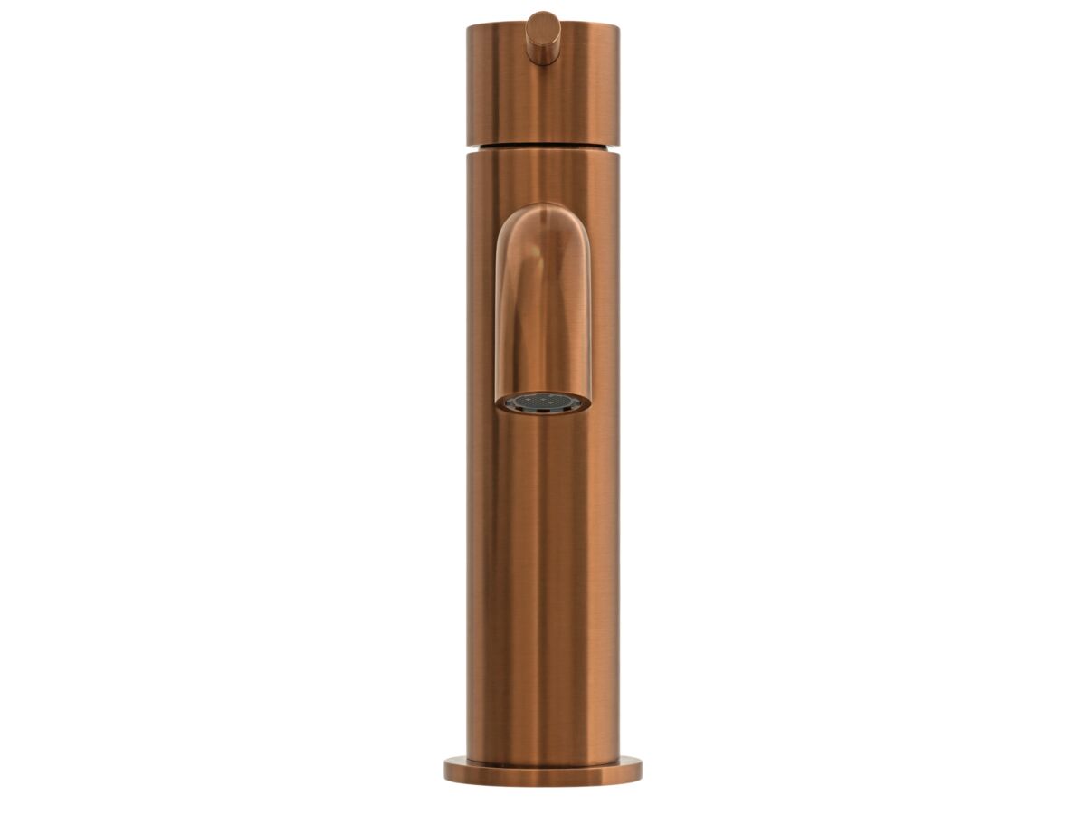 Supporting Image 2 - Mizu Drift Basin Mixer Curved Spout Brushed Bronze (6 Star) Lead Free