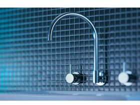 Sussex Scala Wall Sink Set Curved Chrome (3 Star)